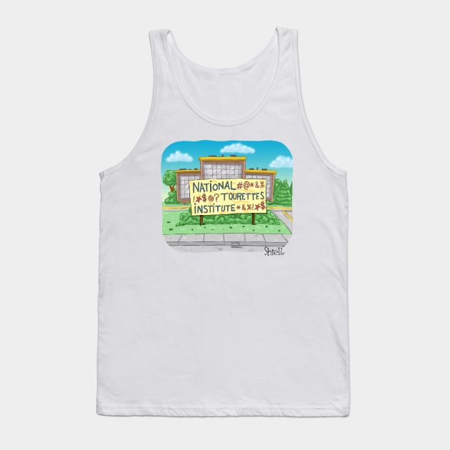 TOURETTE’S !*$@? INSTITUTE Tank Top by macccc8